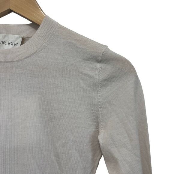 FORTE FORTE Long-sleeve Fitted Bodysuit Size 0 - Picture 7 of 16